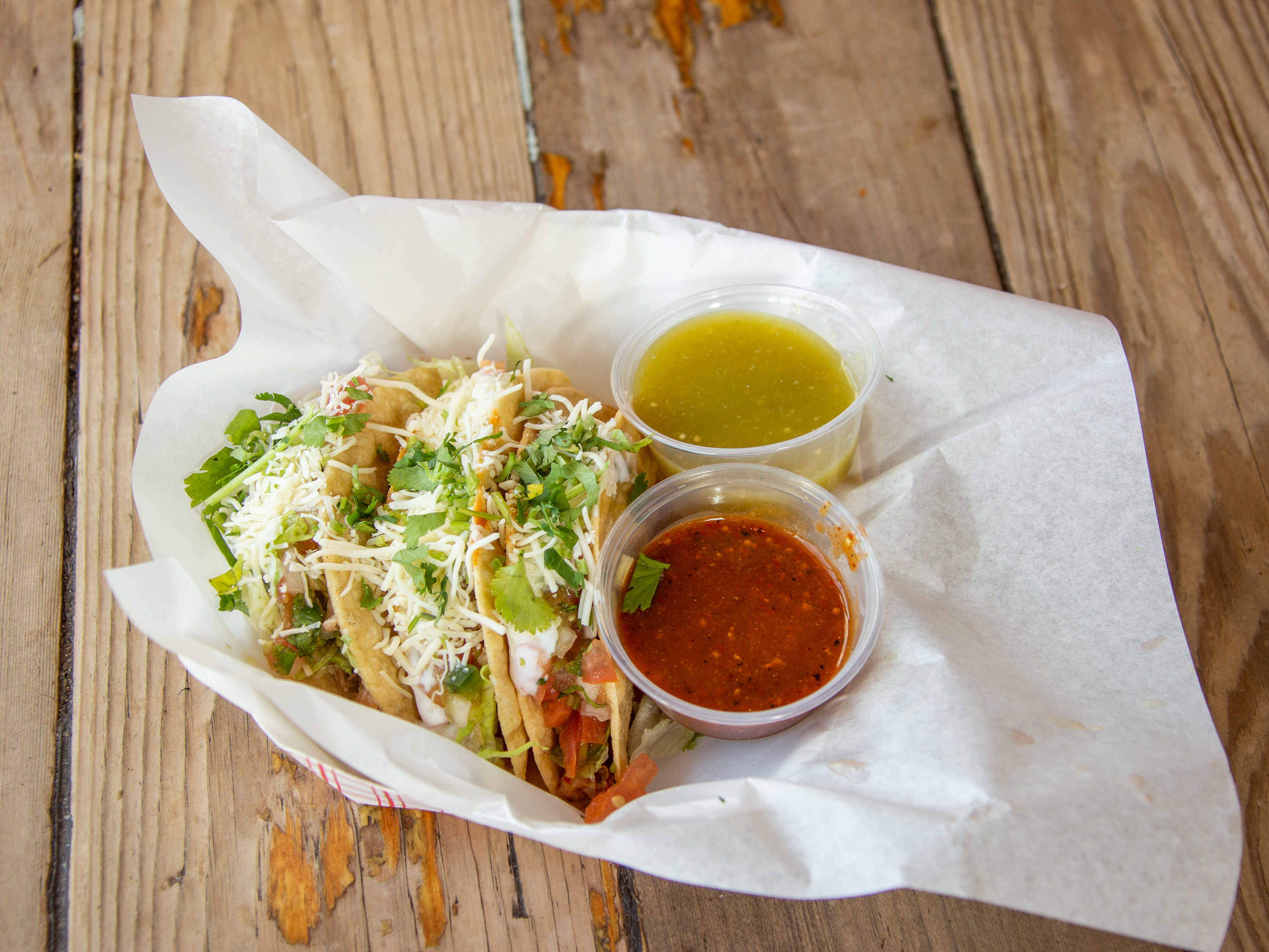 Order 3 Tacos food online from Tortilla Town store, Paso Robles on bringmethat.com