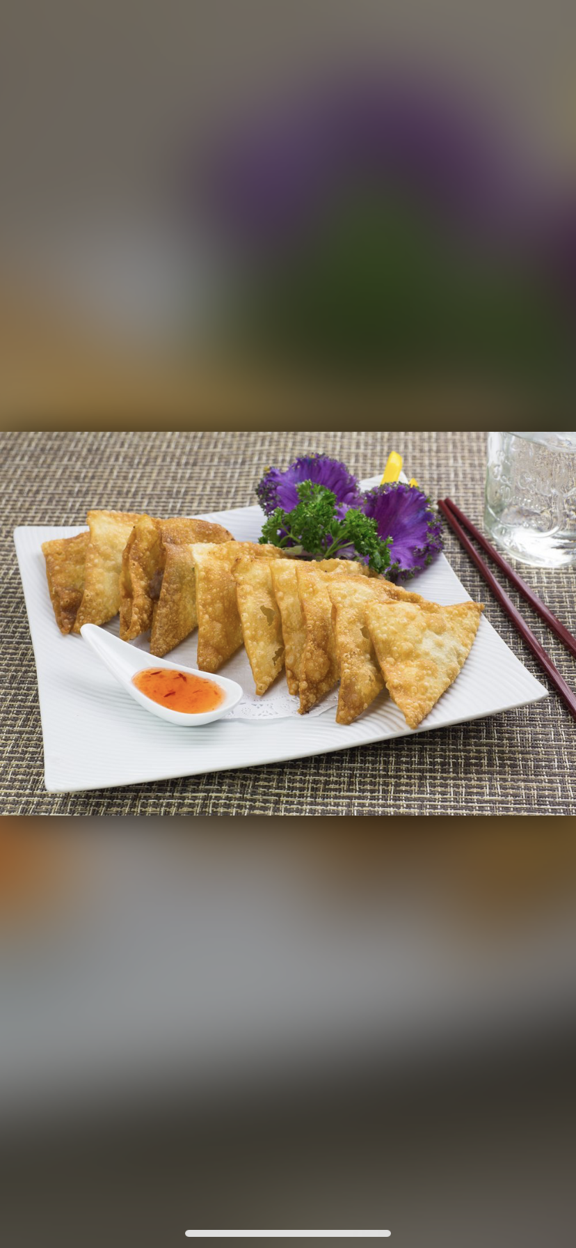 Order Fried Wonton food online from The Connection Thai Sushi store, Henderson on bringmethat.com