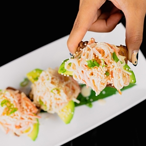 Order CRAB  CRISPY RICE food online from Palenque Grill store, McAllen on bringmethat.com