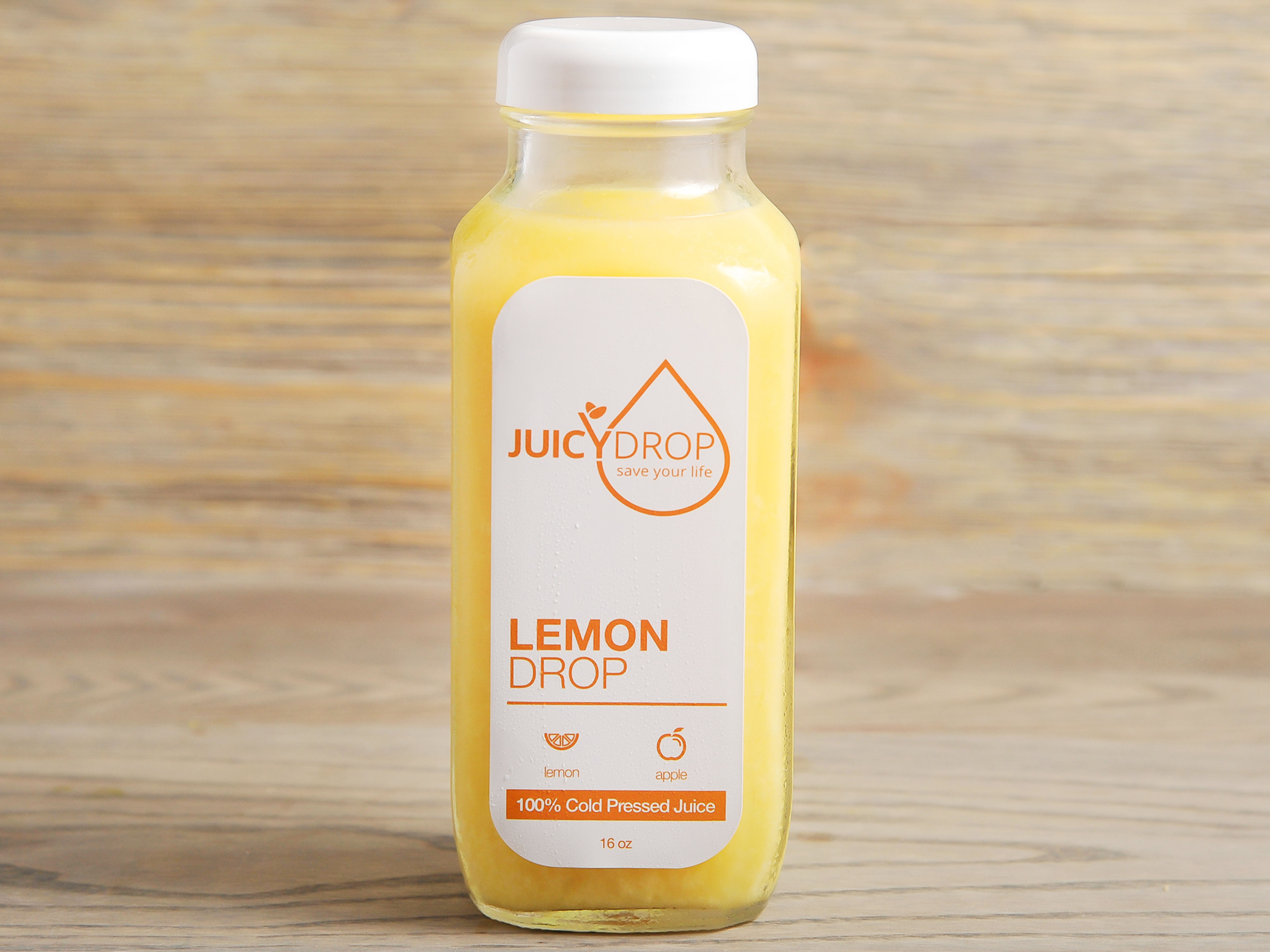 Order 16 oz. Lemon Drop Juice food online from Juicy Drop store, Decatur on bringmethat.com