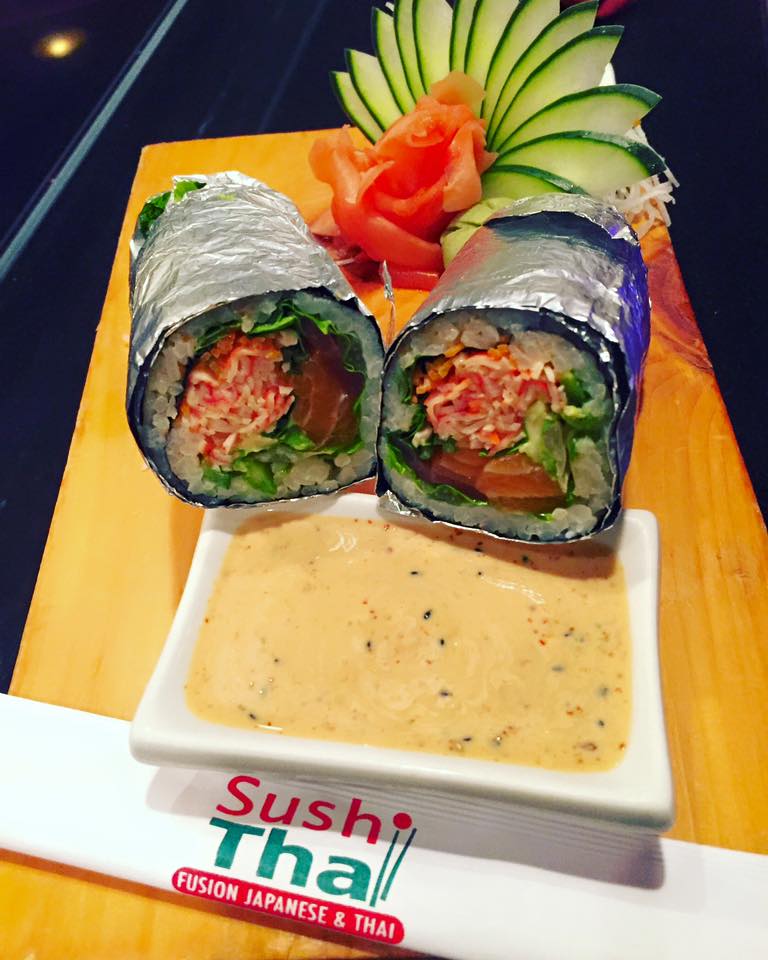 Order The Sushi Burrito Roll food online from Sushi Thai II store, Vernon Hills on bringmethat.com
