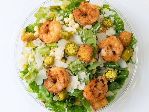Order The Lowcountry Shrimp Caesar* food online from Caviar & Bananas store, Charleston on bringmethat.com