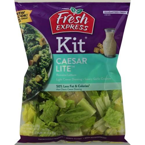 Order Fresh Express · Caesar Lite Salad Kit (1 kit) food online from Vons store, Redondo Beach on bringmethat.com