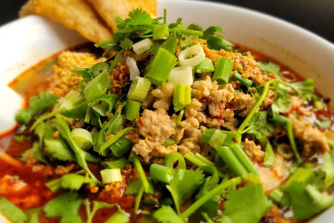 Order Tom Yum Noodle Soup food online from Ocha Thai Cuisine store, Las Vegas on bringmethat.com