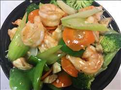 Order Shrimp with Mixed Vegetables food online from Wok One store, Meadows Place on bringmethat.com