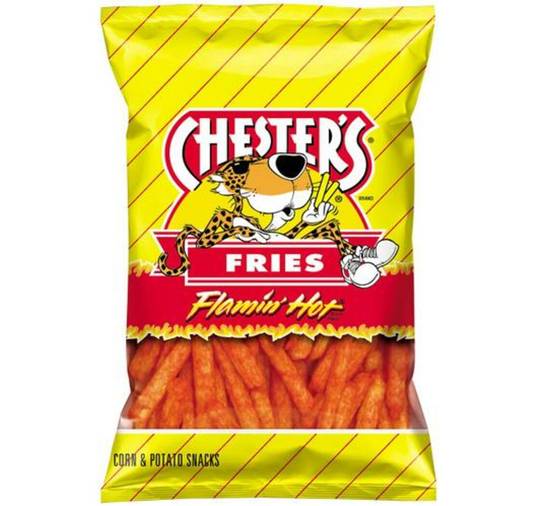 Order Chester's Flamin' Hot Fries food online from IV Deli Mart store, Goleta on bringmethat.com