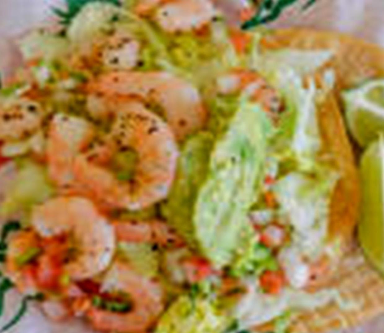 Order Baja Style Shrimp Taco food online from Habaneros The Taco Revolution store, Arlington on bringmethat.com
