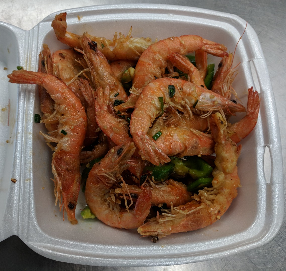 Order 31A. Salt Baked Jumbo Shrimp food online from Golden Pearl store, Salt Lake City on bringmethat.com