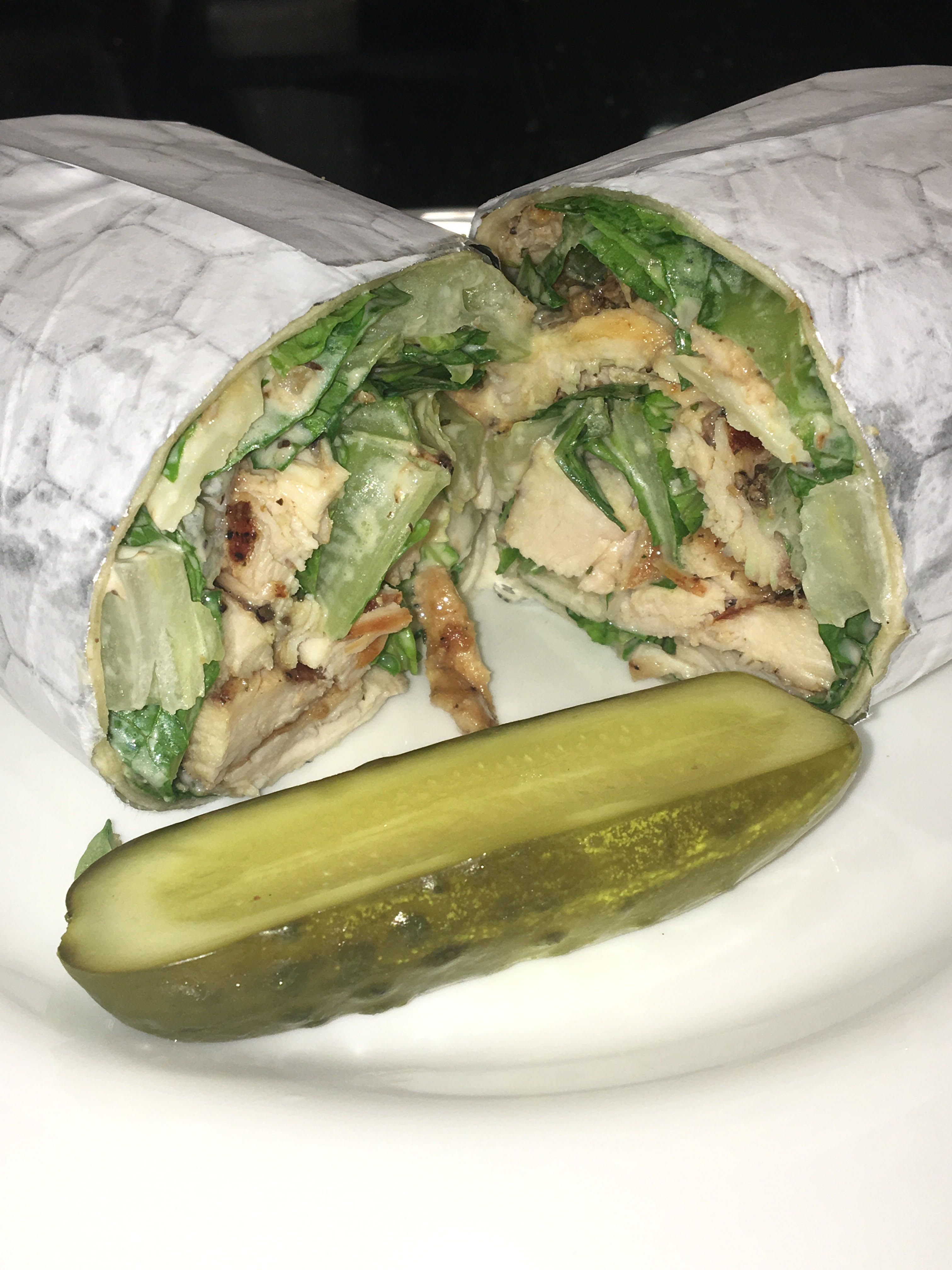 Order Grilled Chicken Caesar Wrap food online from Silver Spoon Diner store, Queens on bringmethat.com