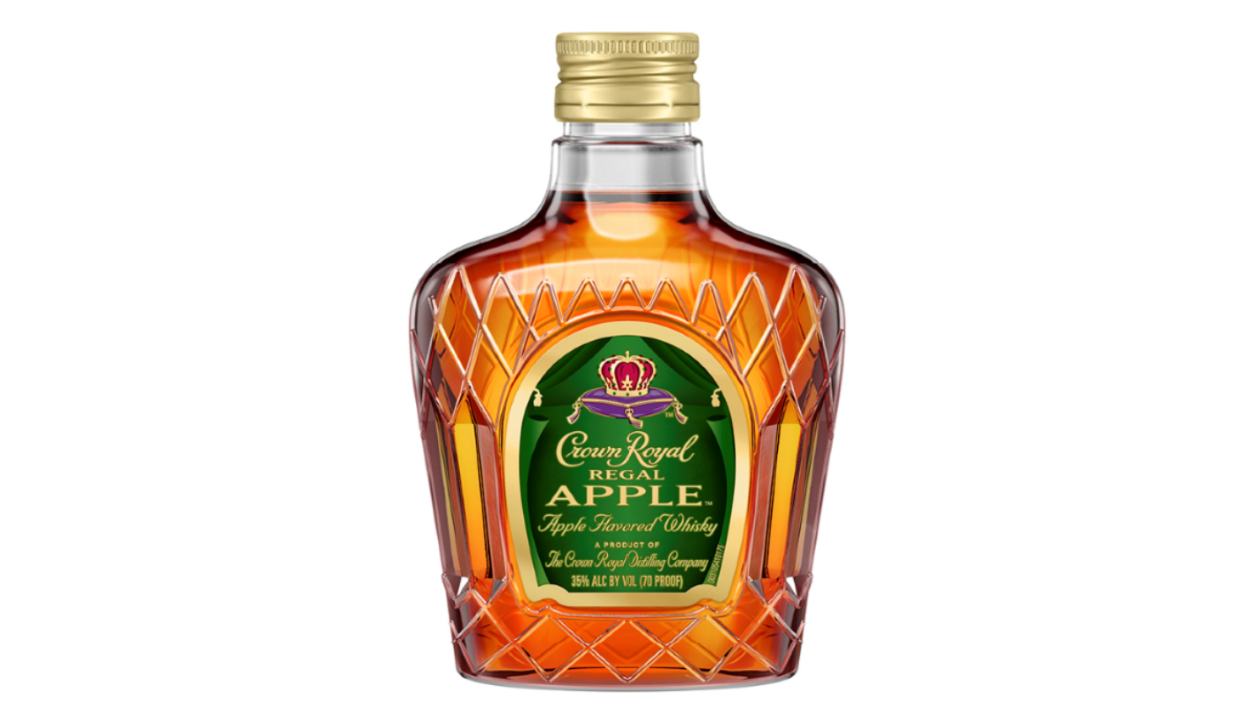 Order Crown Royal Regal Apple Canadian Whisky 50mL food online from P & B Liquor & Fine Wine store, Long Beach on bringmethat.com
