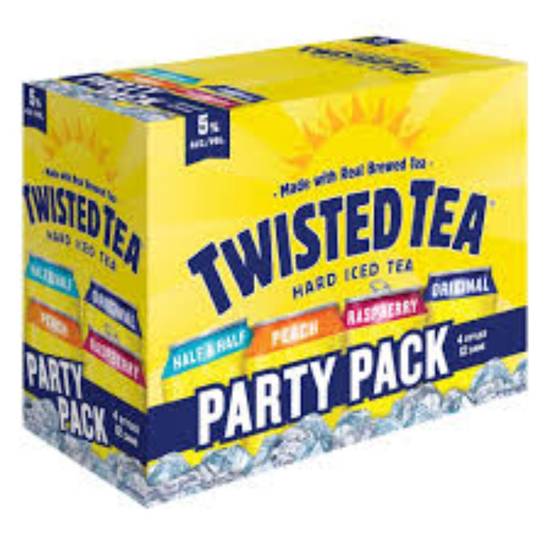 Order TWISTED TEA PARTY PACK 12PK food online from Sandy Liquor store, San Luis Obispo on bringmethat.com