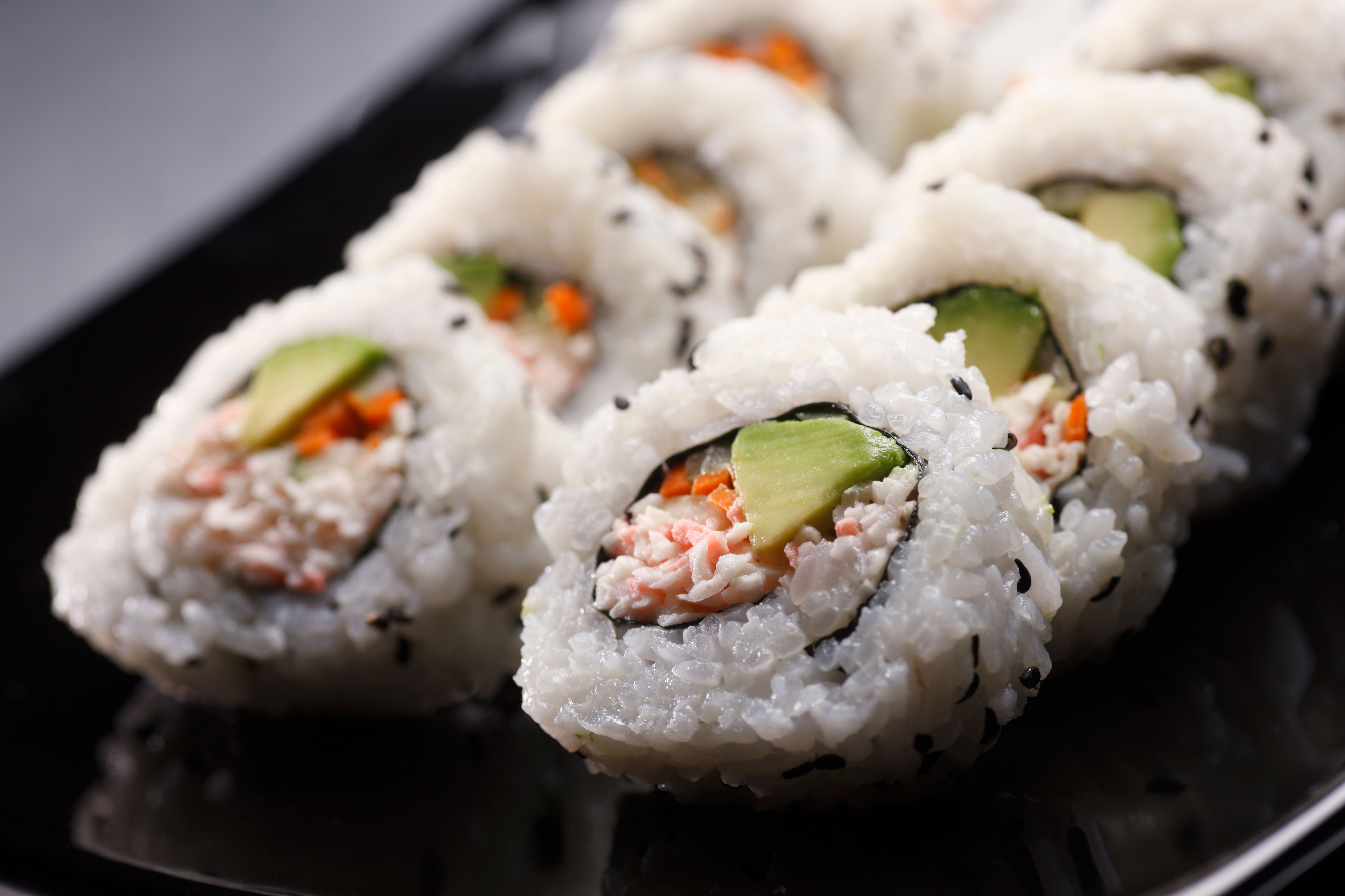 Order 8. California Roll Combo Meal food online from King's Asian Chef store, Springfield on bringmethat.com