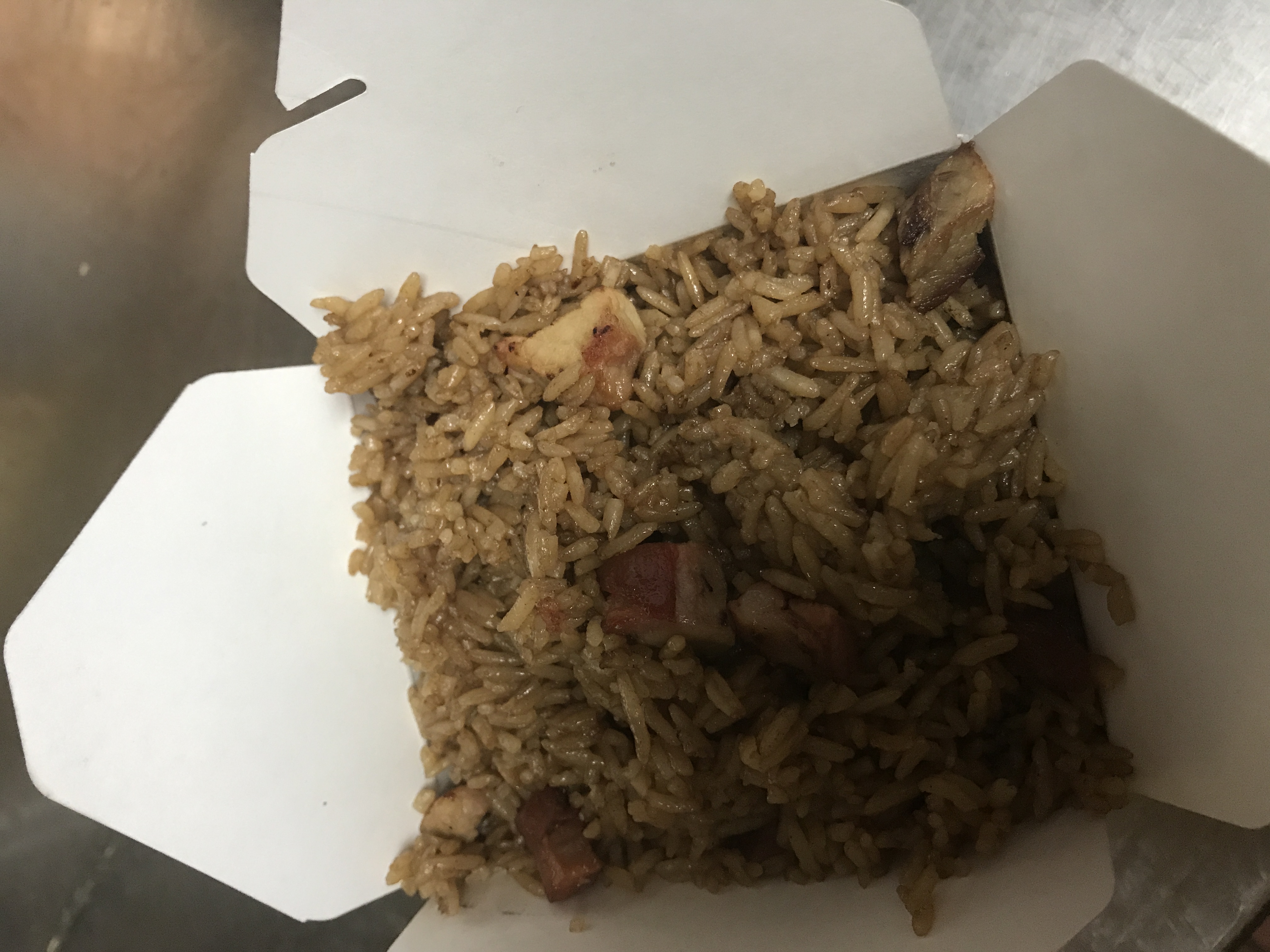 Order Roast Pork Fried Rice food online from Wai Wai House store, Providence on bringmethat.com