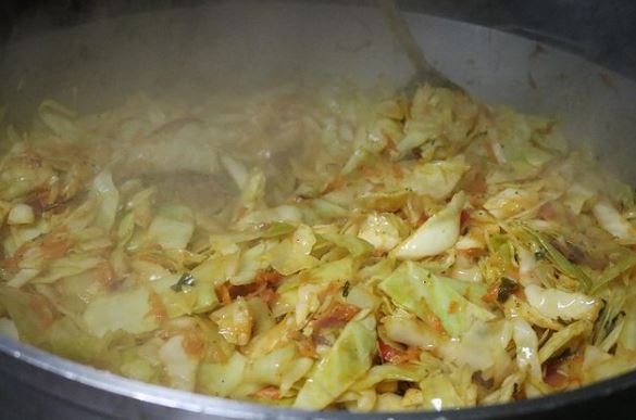 Order Steamed Cabbage and Carrots food online from Island Flava Cafe store, Tucker on bringmethat.com