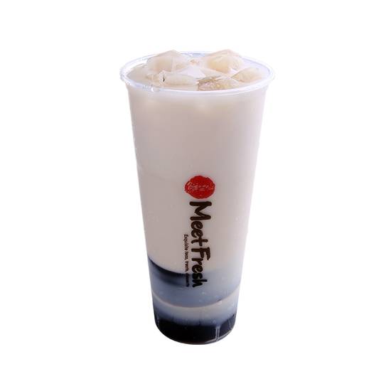 Order Grass Jelly Milk Tea food online from Meet Fresh store, Santa Clara on bringmethat.com