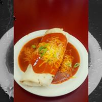 Order Smothered breakfast burrito food online from The Cozy Corner Cafe store, Tucson on bringmethat.com