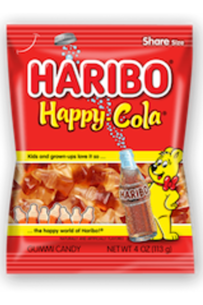 Order Haribo Happy Cola Gummies - 1 Bag 5.0oz food online from Friends Snacks store, San Francisco on bringmethat.com