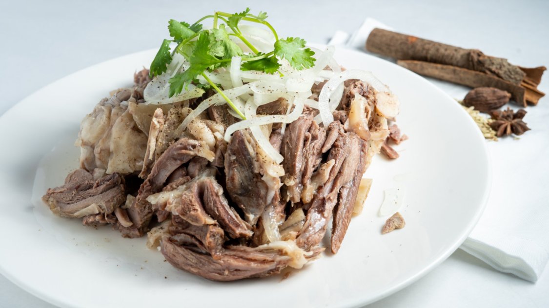 Order Hand Grasping Lamb food online from Silk Road Garden store, Rowland Heights on bringmethat.com
