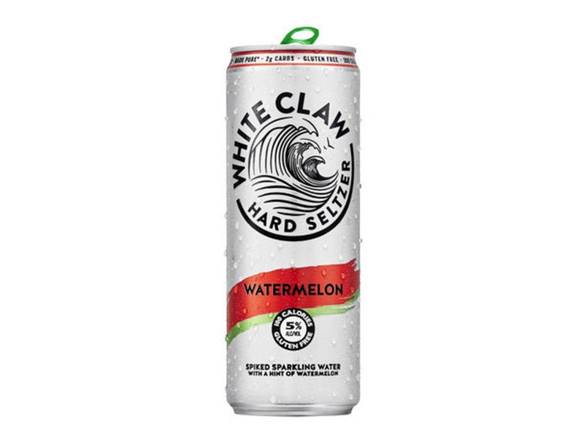 Order White Claw Watermelon Hard Seltzer - 12x 12oz Cans food online from Southwest Liquor store, Thousand Oaks on bringmethat.com