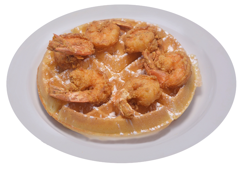 Order Shrimp and Waffles food online from Connie's Chicken & Waffles Charles store, Baltimore on bringmethat.com