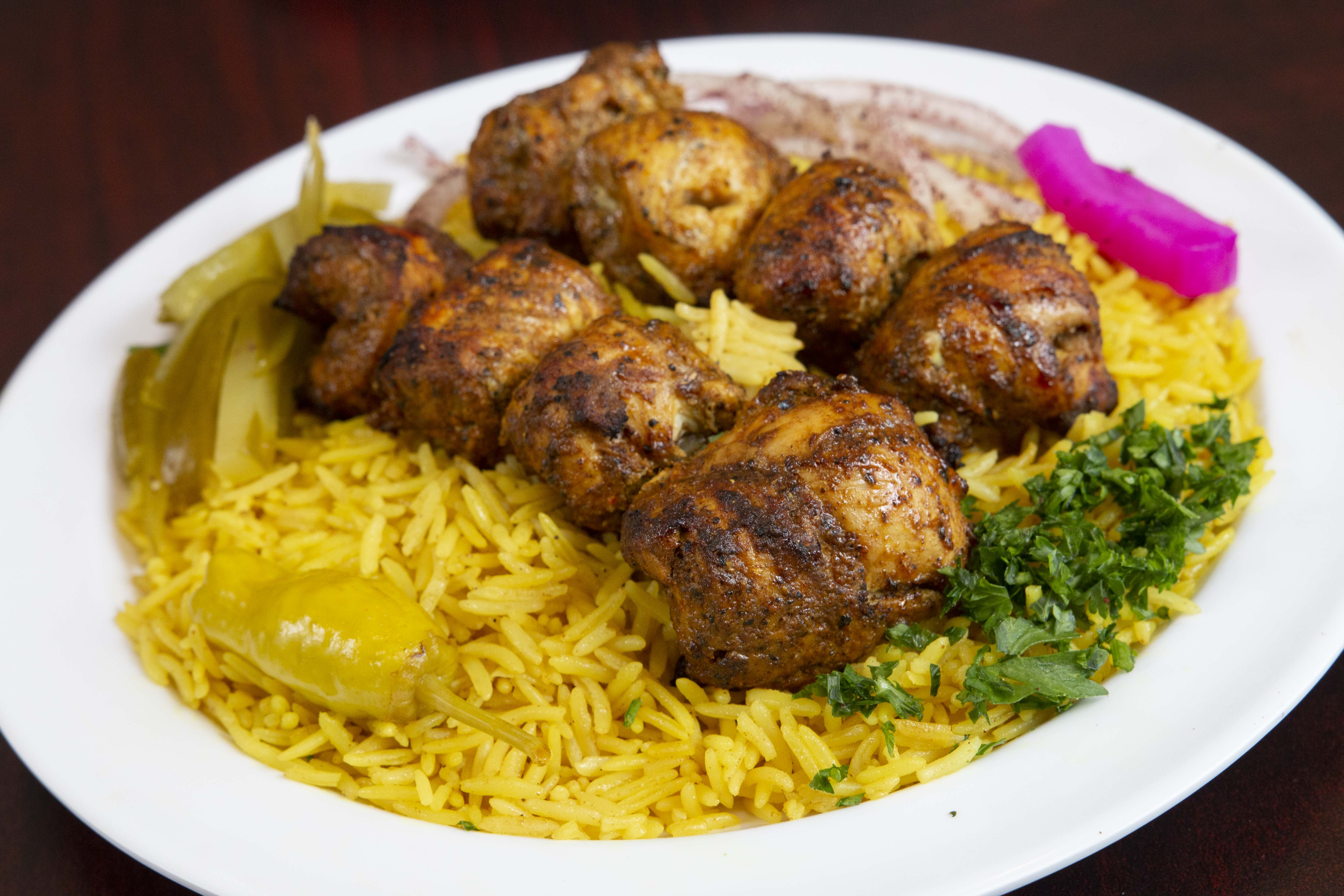 Order Chicken Kabob (chicken tenders)  food online from shawarma king store, Gurnee on bringmethat.com