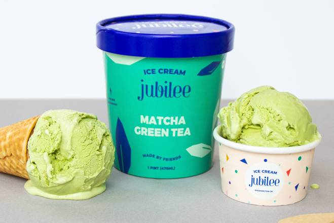 Order Matcha Green Tea (Pint) food online from Ice Cream Jubilee store, Arlington on bringmethat.com