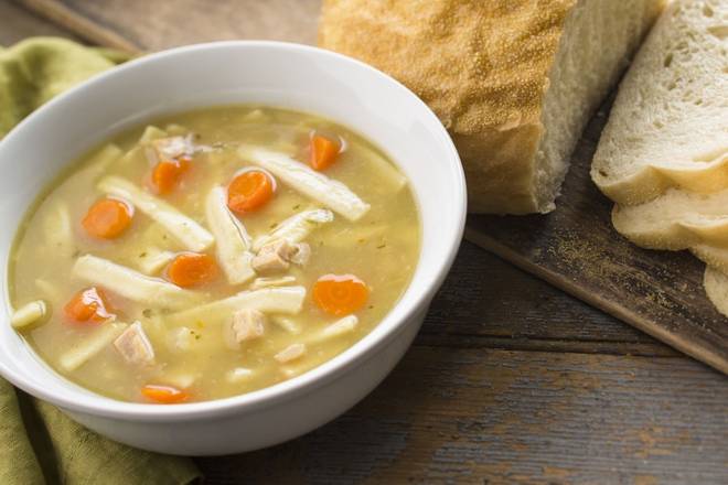 Order Bowl of Soup with Bread food online from Kneaders Bakery & Cafe store, Gilbert on bringmethat.com