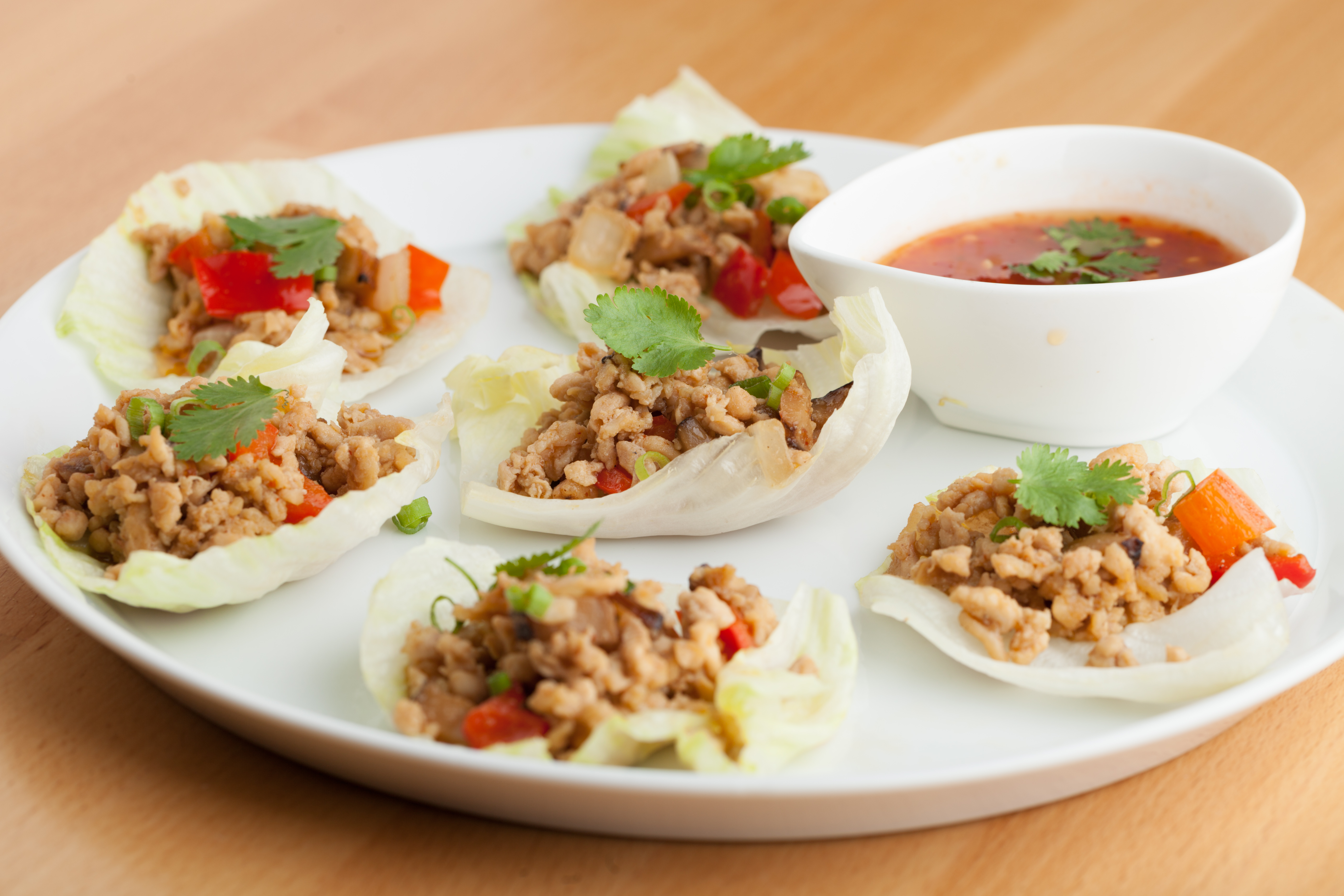 Order Thai Lettuce Wraps food online from Somewhere in Bangkok store, Southington on bringmethat.com