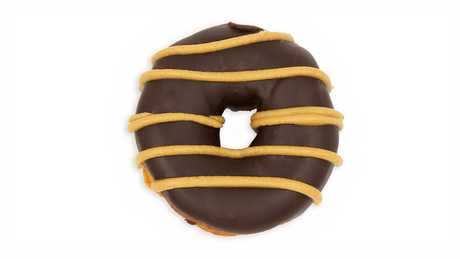 Order Chocolate Peanut Butter Donut food online from Factory Donuts store, Media on bringmethat.com
