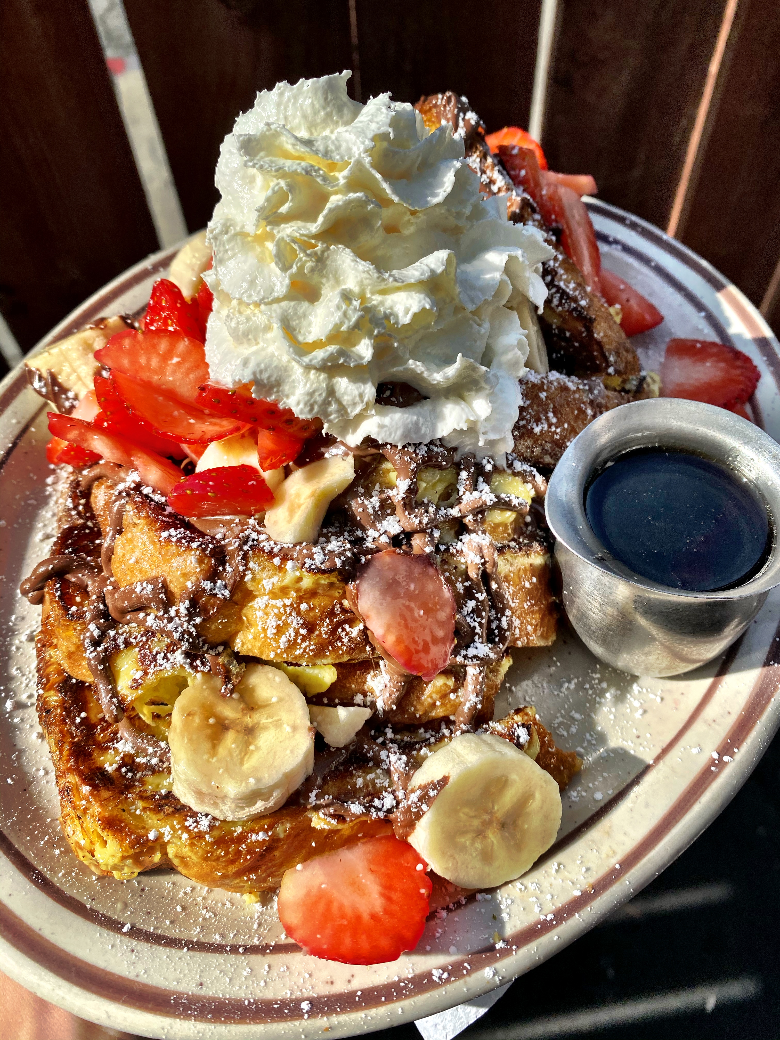 Order Nutella French Toast w/ Fresh Fruits food online from Eat'n Park store, Burbank on bringmethat.com