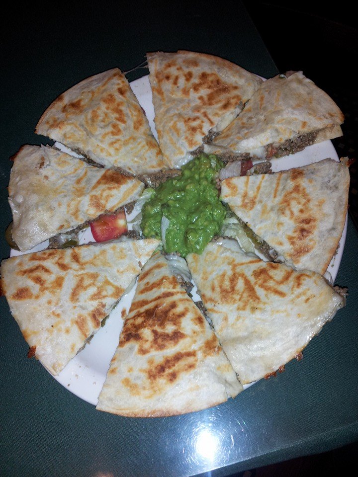 Order Quesadillas with Fajita Meat food online from Casa Dominguez store, Bellaire on bringmethat.com