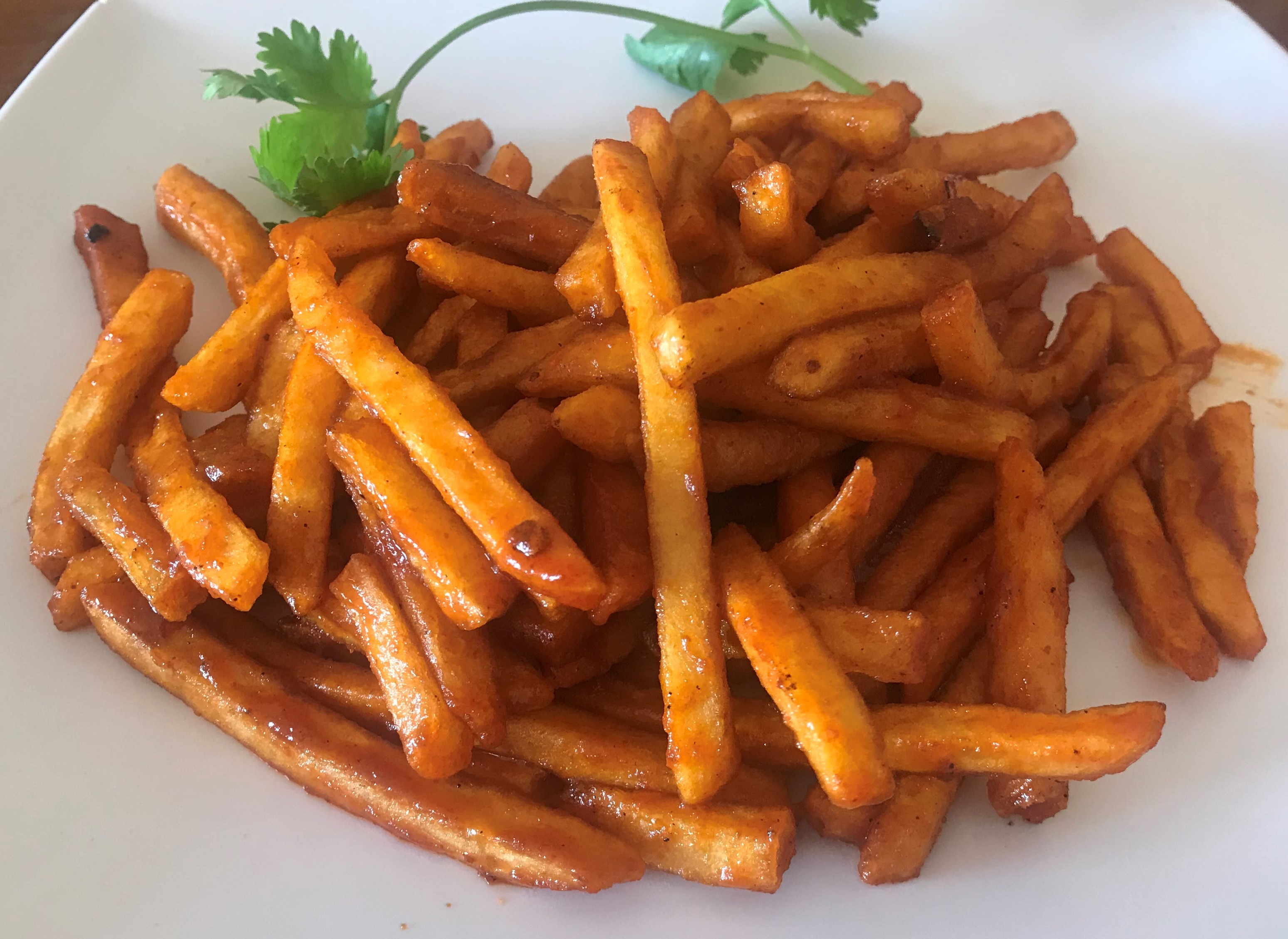 Order A20. Sriracha French Fries (Srira Fries) food online from Pho Daily store, Long Beach on bringmethat.com