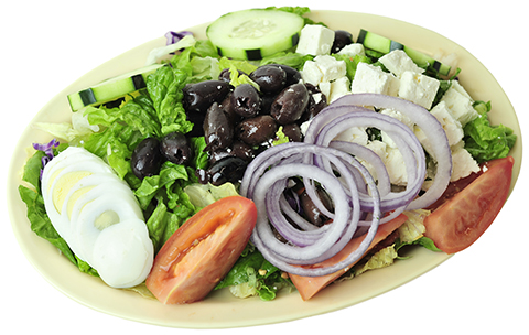 Order Greek Veggie Salad food online from Titan Burgers Chino store, Chino on bringmethat.com