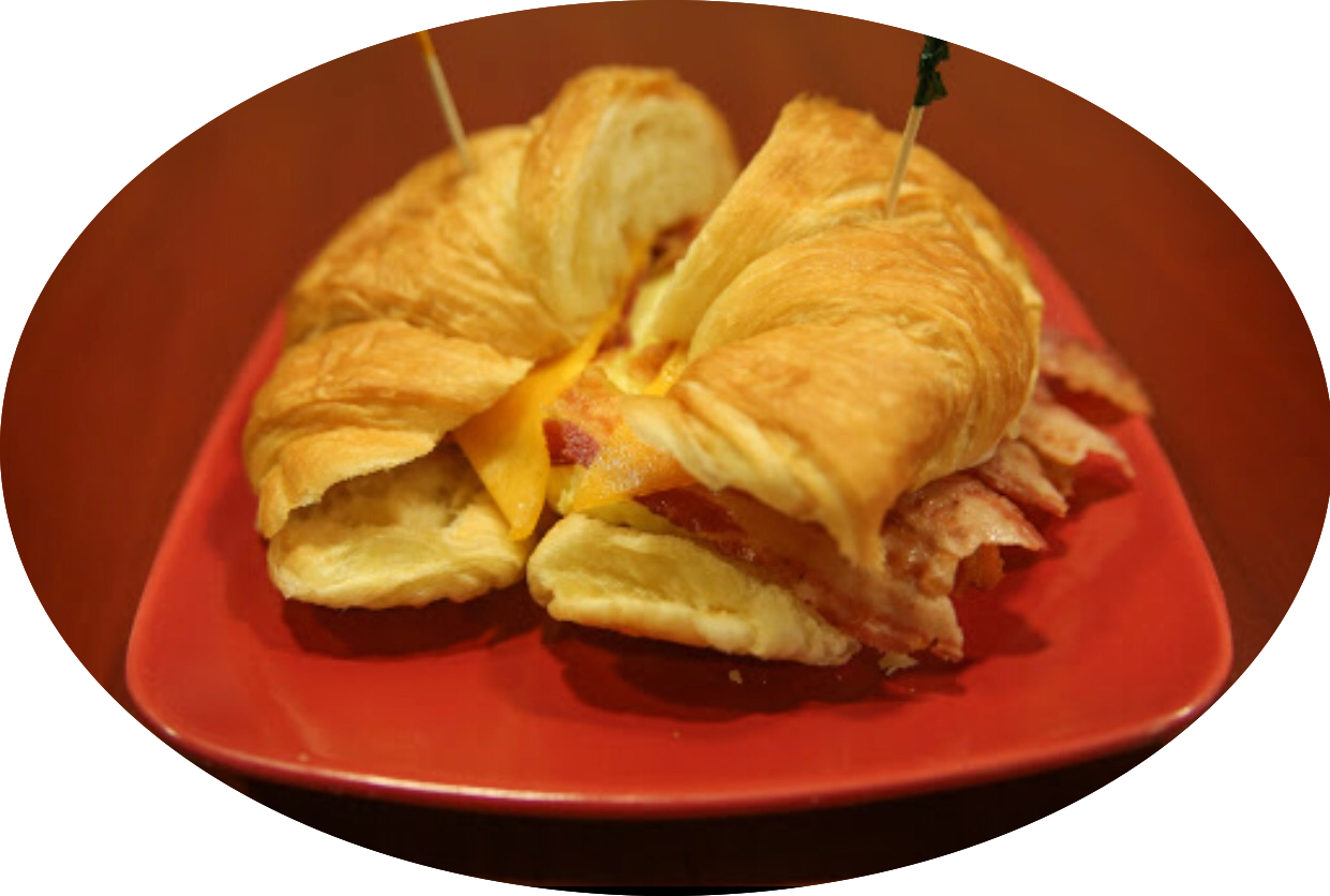 Order Croissant Sandwich food online from Tillie's Fine Food & Coffee Company store, Lodi on bringmethat.com