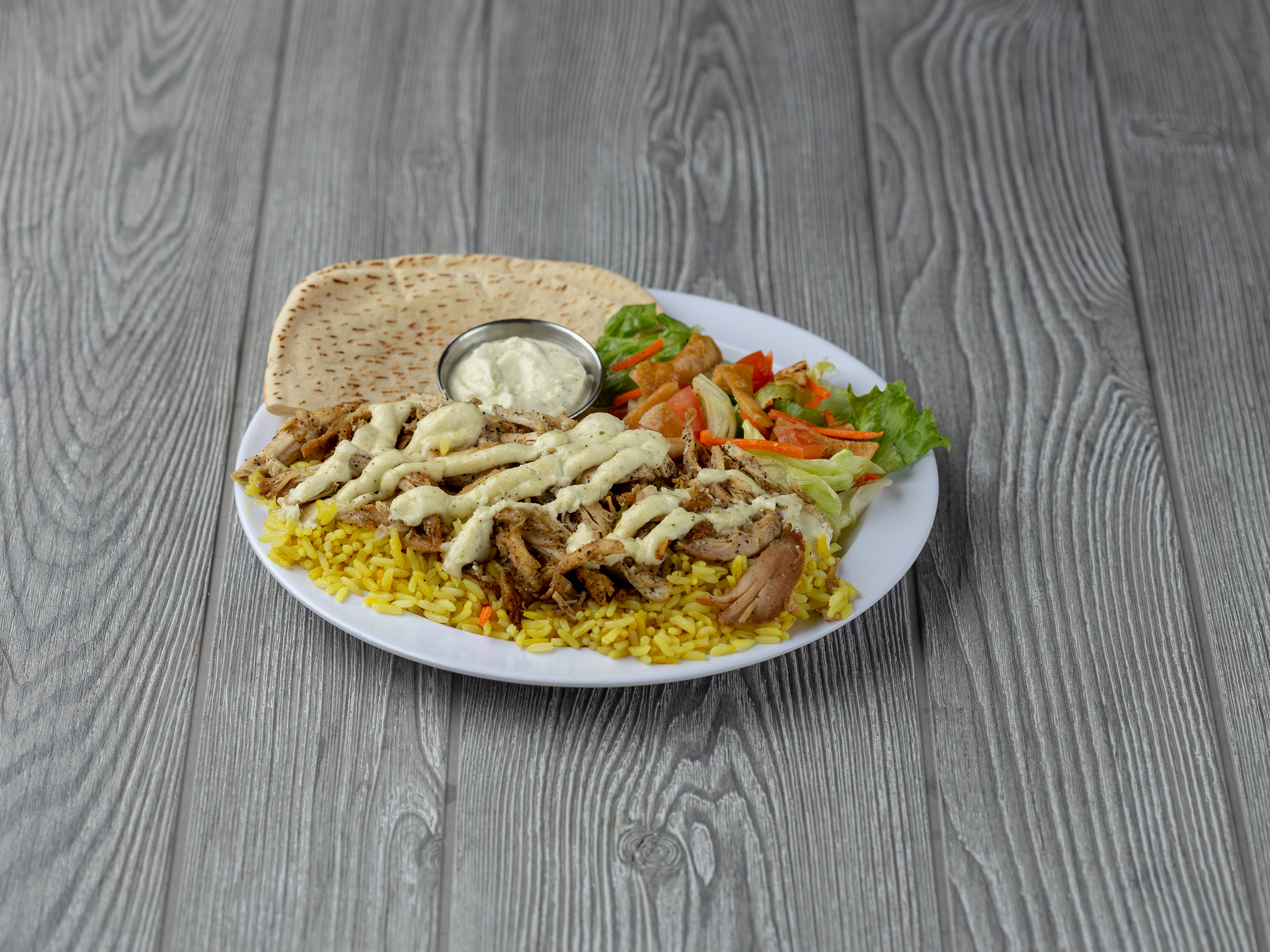 Order Chicken and Rice Plate food online from Chicken Dijon store, Redondo Beach on bringmethat.com