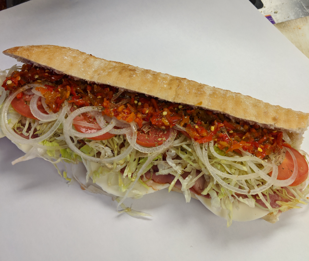 Order Classic Italian Sub food online from Marco Polo Cheesesteaks store, New Braunfels on bringmethat.com