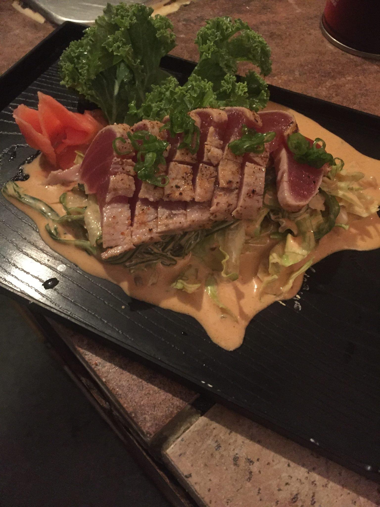 Order Tuna Tataki food online from Momotaro Sushi store, Richmond on bringmethat.com