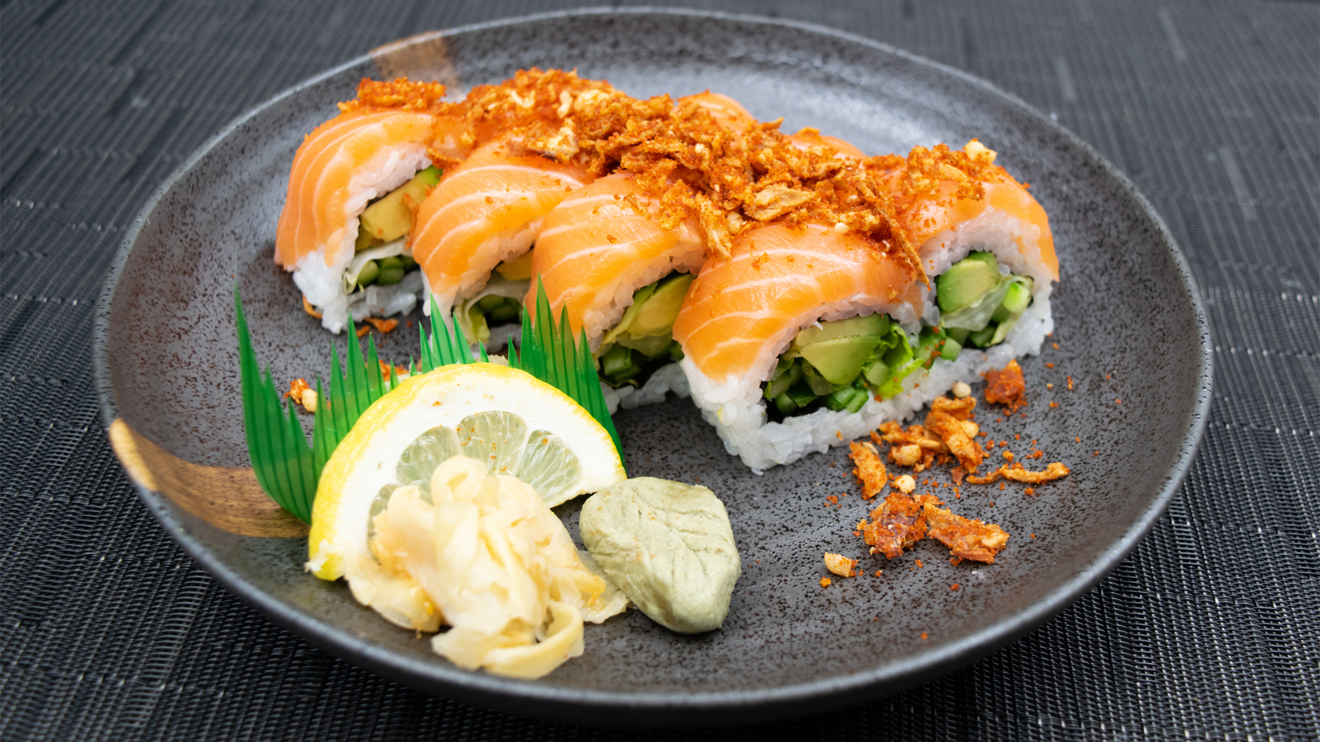 Order Crunchy Sriracha Salmon Roll food online from Tosai store, Los Angeles on bringmethat.com