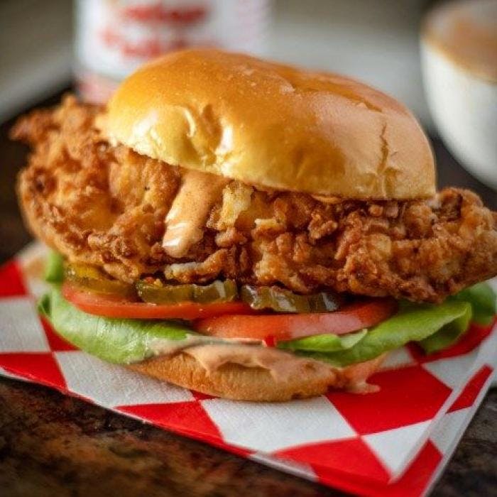 Order Buffalo Crispy Chicken Sandwich - Sandwich food online from Napoli Pizza store, Henderson on bringmethat.com
