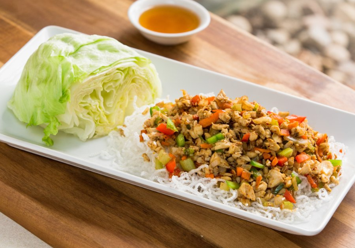 Order Chicken Lettuce Wrap Thai Salad food online from Taste Of Thai store, Appleton on bringmethat.com