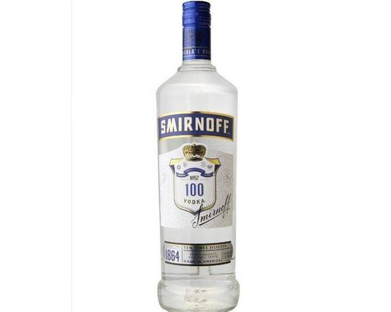 Order Smirnoff 100  1L food online from House Of Wine store, New Rochelle on bringmethat.com