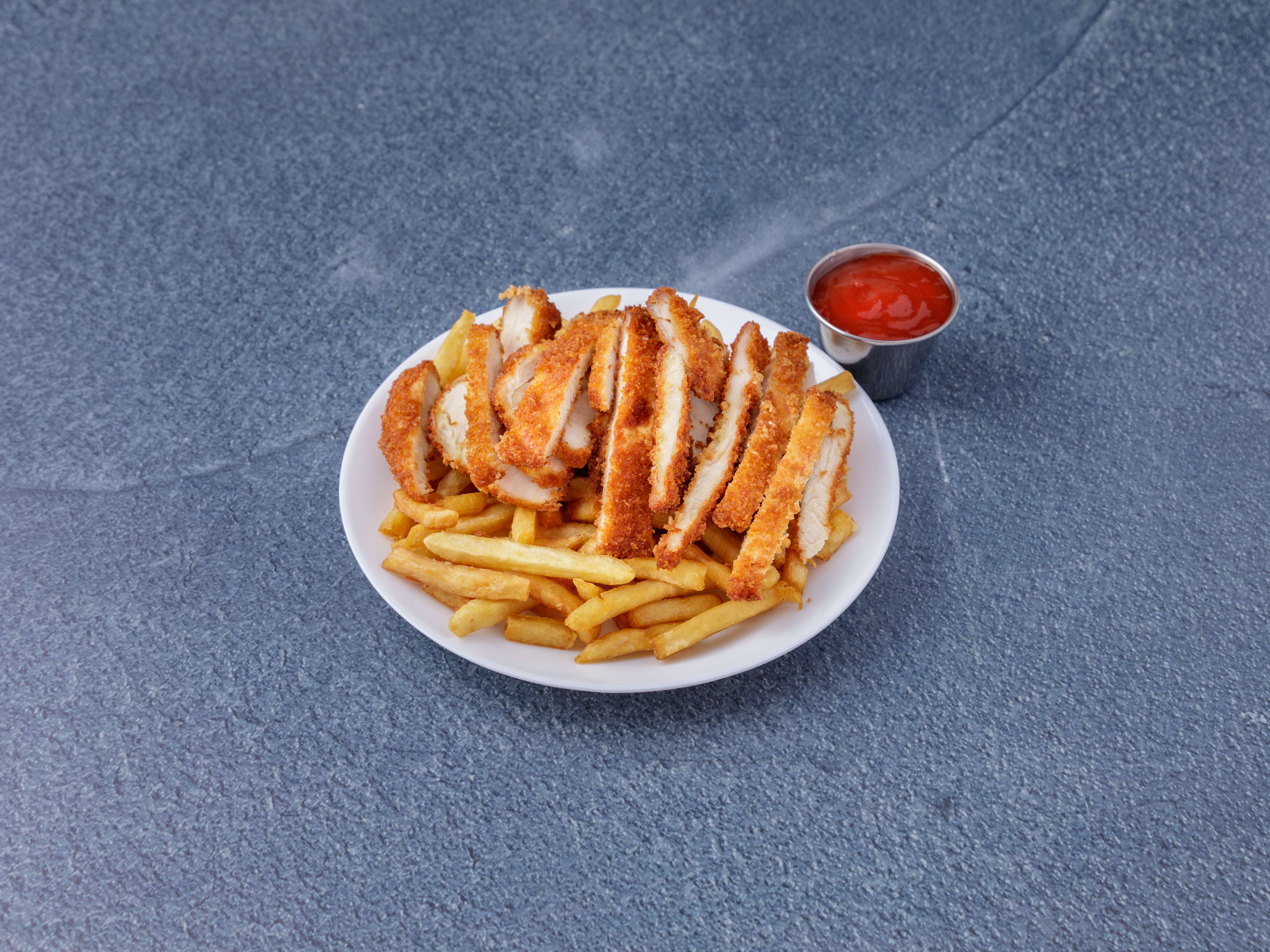 Order Chicken Fingers with Fries food online from Cafe York store, New York on bringmethat.com