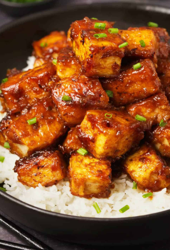 Order 58. General Tso's Tofu food online from Great Wall Chinese Restaurant store, Doylestown on bringmethat.com