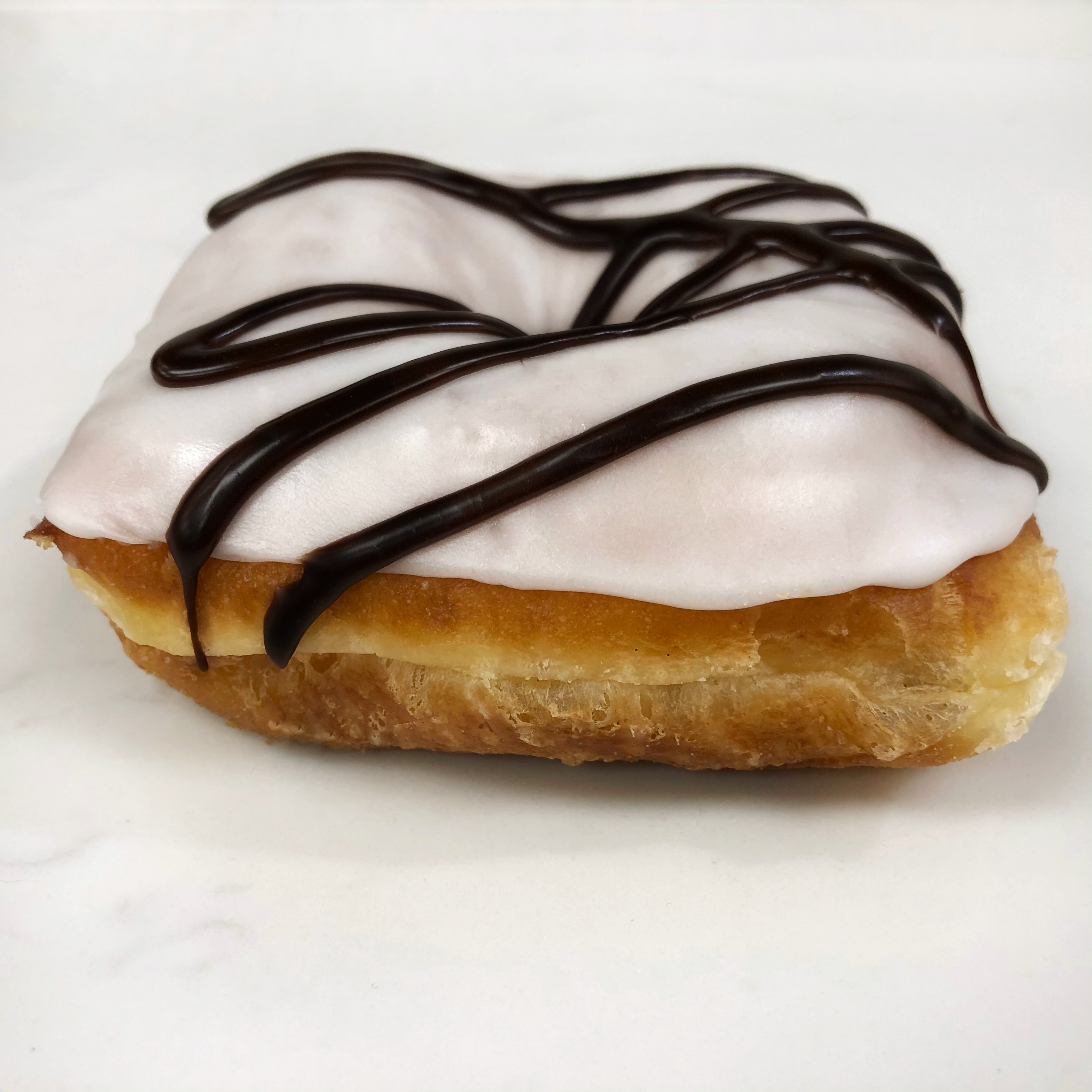 Order Vegan Marble Raised Donut food online from The Donuttery store, Huntington Beach on bringmethat.com
