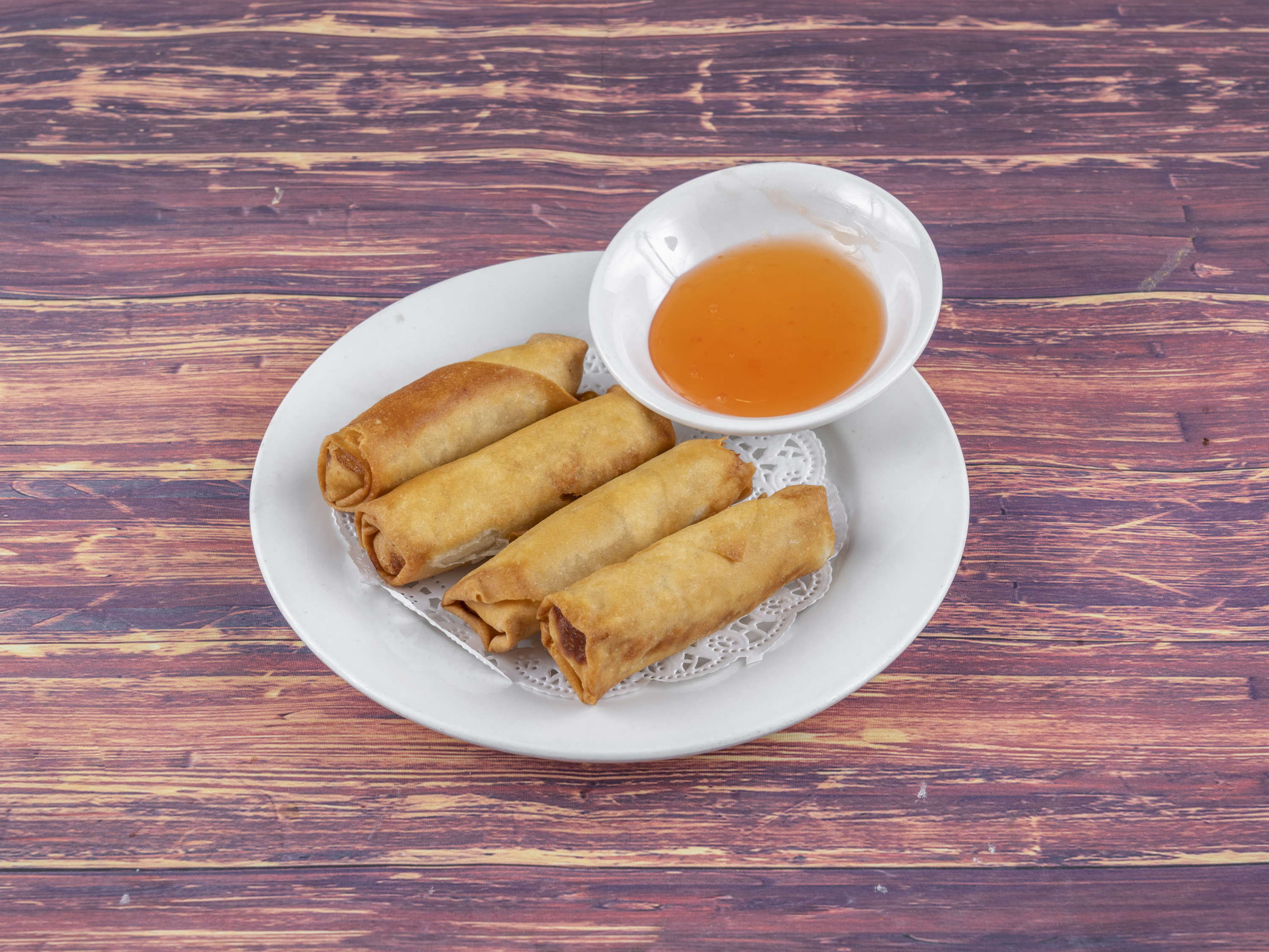 Order Fried Spring Roll food online from Pine Forest Vegetarian Restaurant store, Houston on bringmethat.com