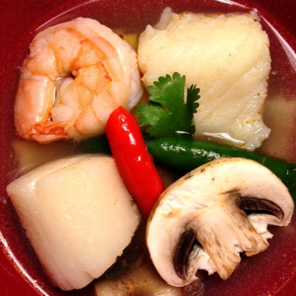 Order Tom Yum Seafood Soup food online from Melanee Thai store, Los Angeles on bringmethat.com