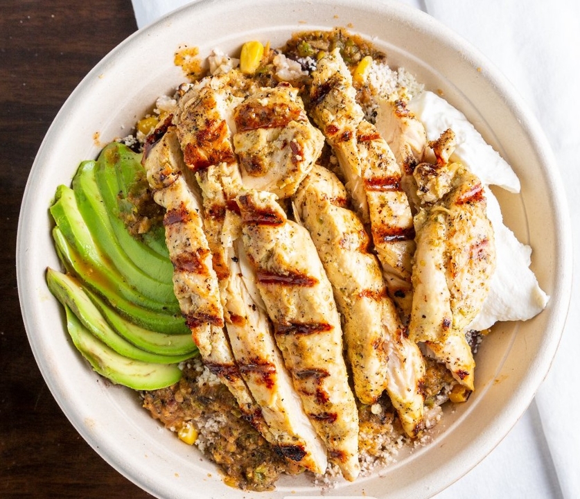 Order Mexicali Bowl food online from Surf City Fish Grill store, Huntington Beach on bringmethat.com