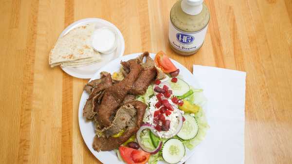 Order Gyro Meal food online from The Hungry Greek store, Hot Springs on bringmethat.com