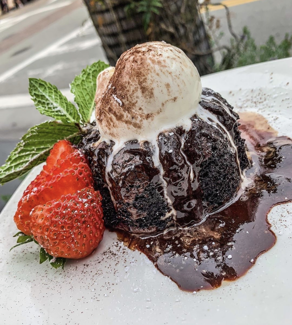 Order Molten Chocolate Cake food online from Marmalade Cafe store, Sherman Oaks on bringmethat.com