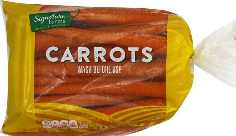 Order Signature Farms · Carrots (80 oz) food online from Shaw's store, Raynham on bringmethat.com